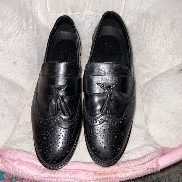 ASOS Other - ASOS men’s black tassel dress loafers sz 7